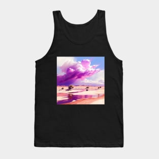 Pink Desert Clouds Tank Top